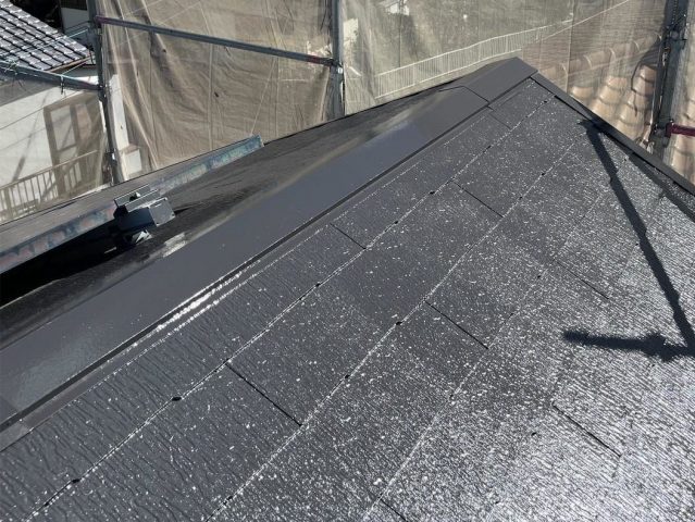 三木市の屋根塗装完了